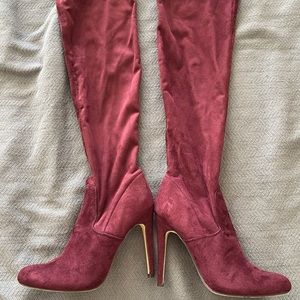 Over-the-Knee Heeled Boots